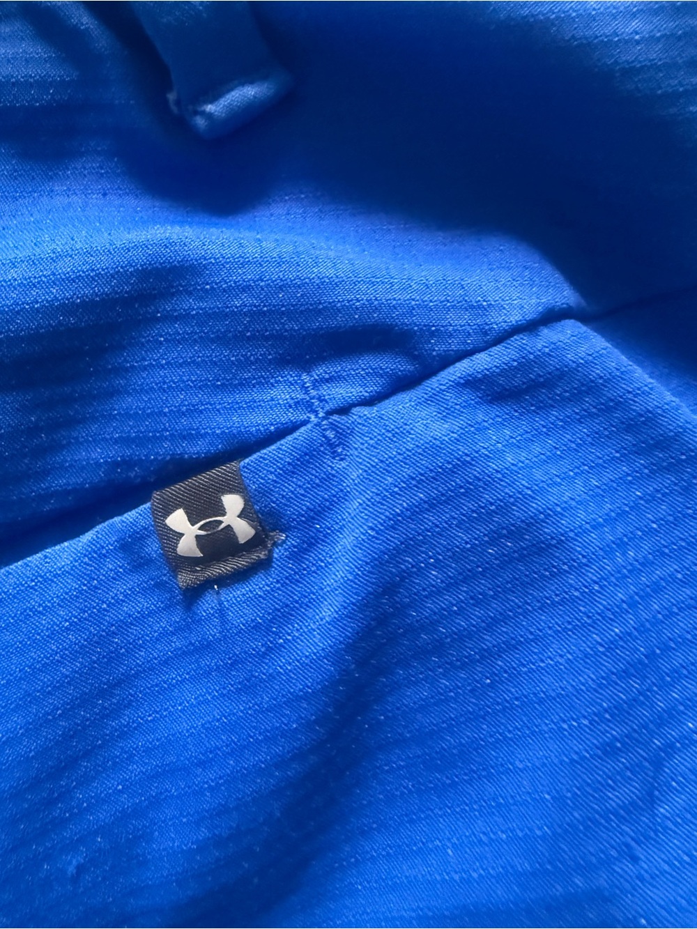 Under Armour Royal Blue Performance Top with Black Logo